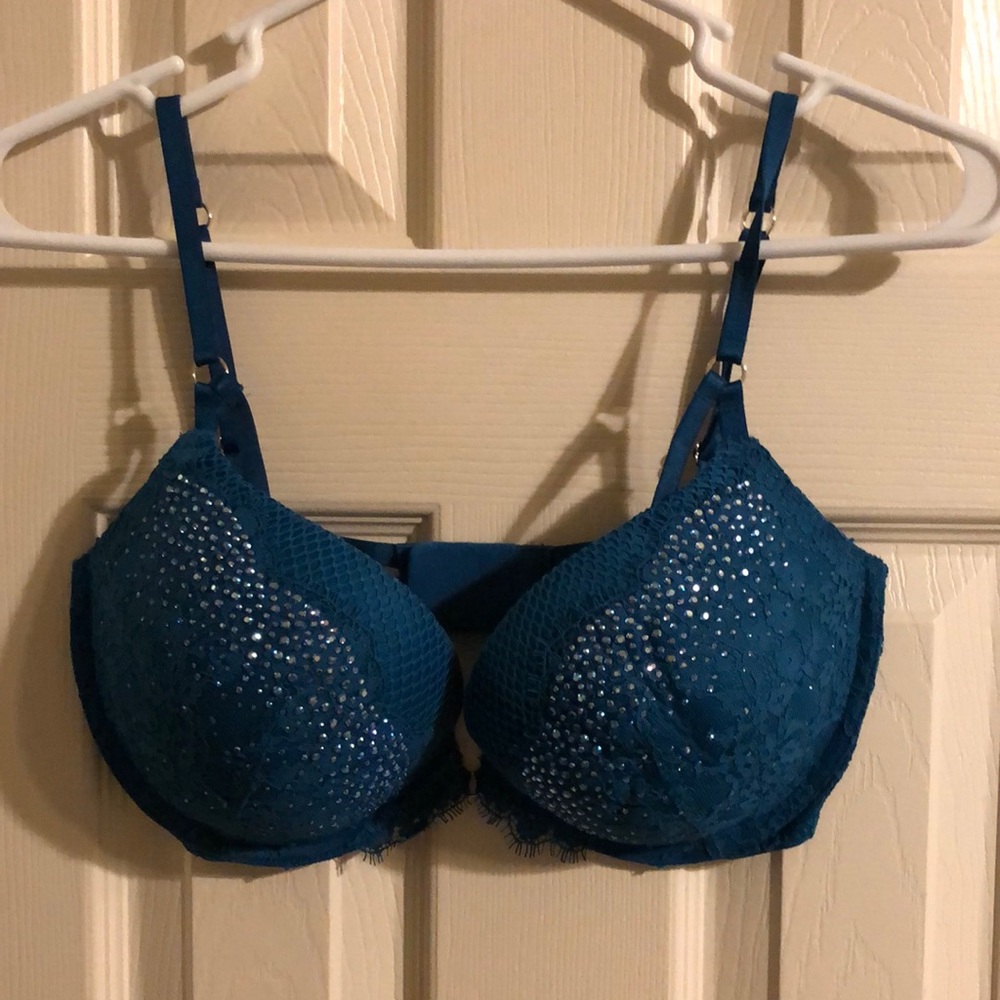 Victoria Secret Very Sexy Teal Strappy bra